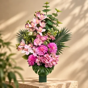 Ramo cymbidium dalias