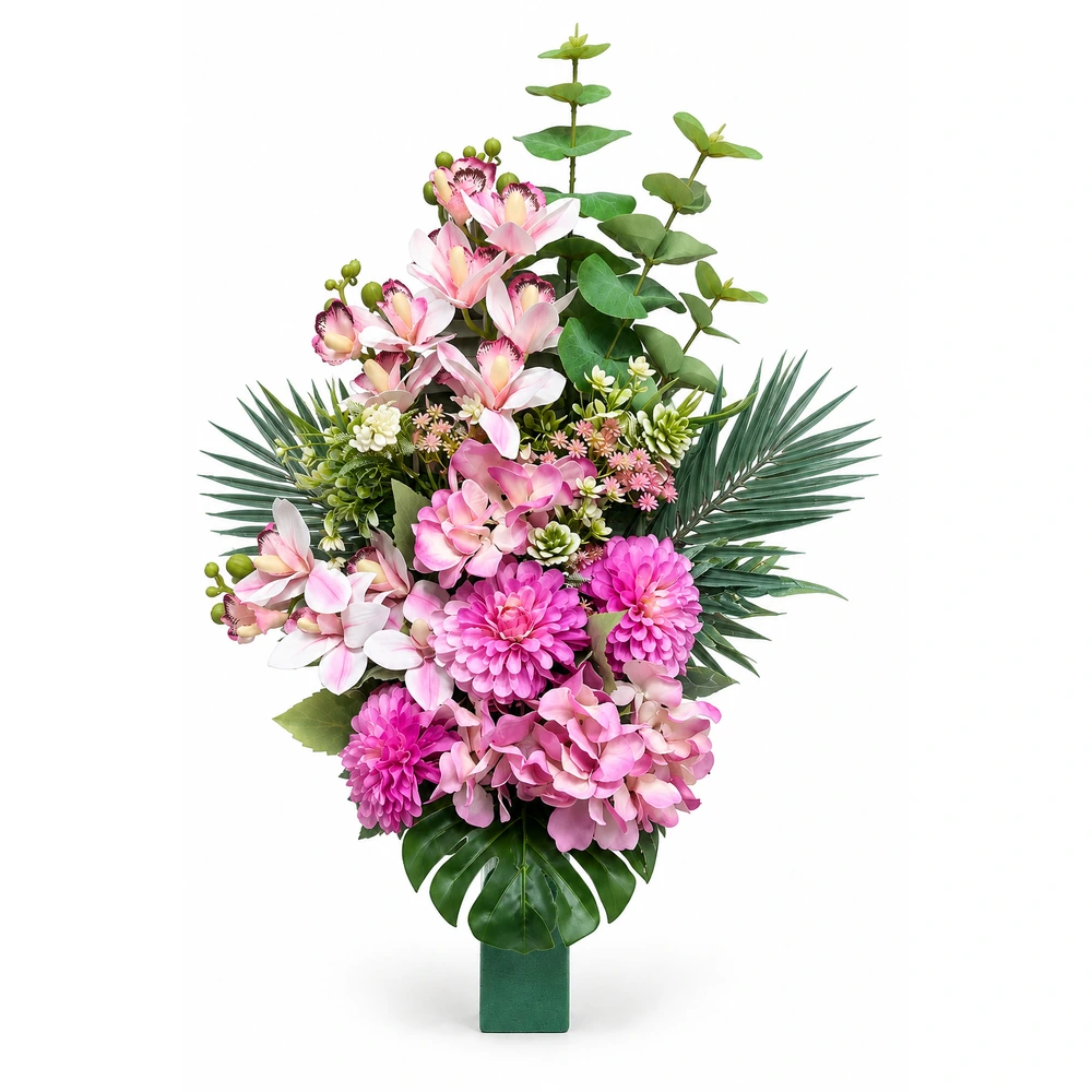 Ramo cymbidium dalias - Imagen 2