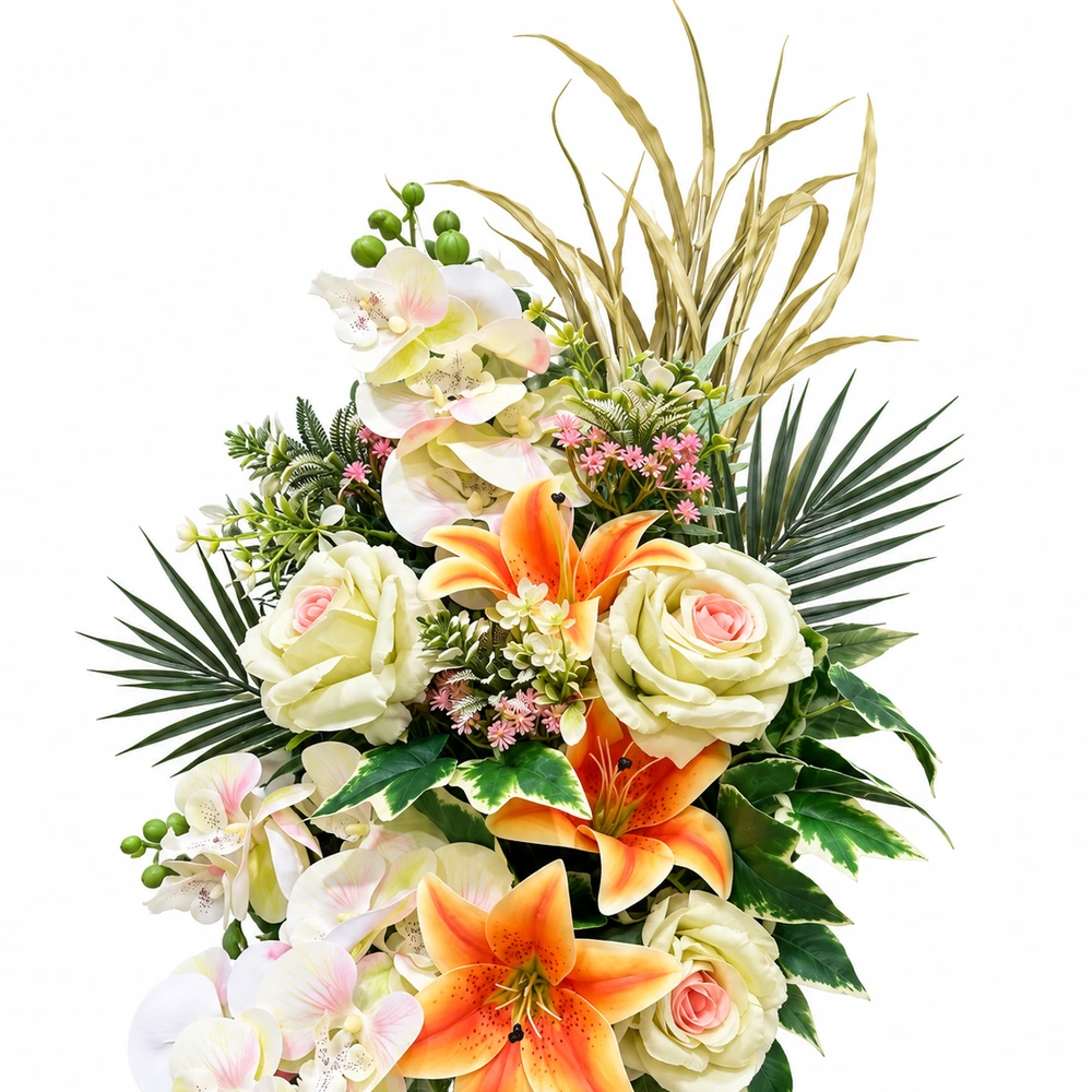 Ramo orquídea rosas - Imagen 3
