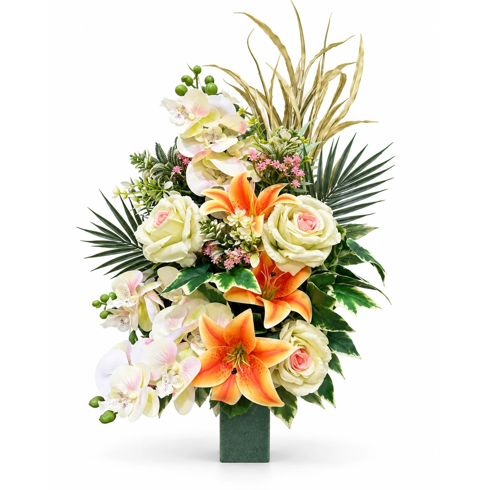 Ramo orquídea rosas - Imagen 2